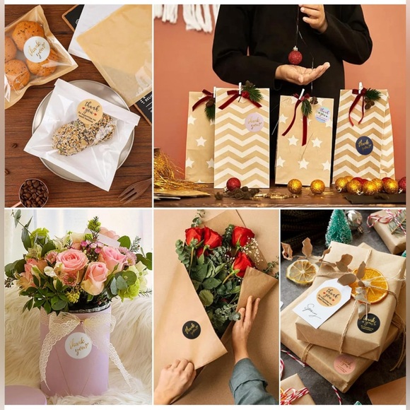 Thank you stickers 500 pcs per roll (1” diameter) for your small business - Picture 5 of 5